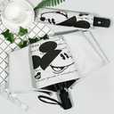 Finex Mickey Travel Compact Auto Folding Golf Umbrella with Auto Open Close One Button Handle & Wrist Strap