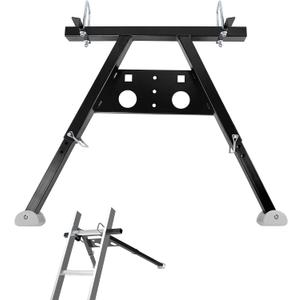 Ladder Stabilizer,Ladder Stabilizer for Roof,Wall Standoff,Ladder Accessory Safety Stability Easy Use,380 Lbs Weight Rating,Black