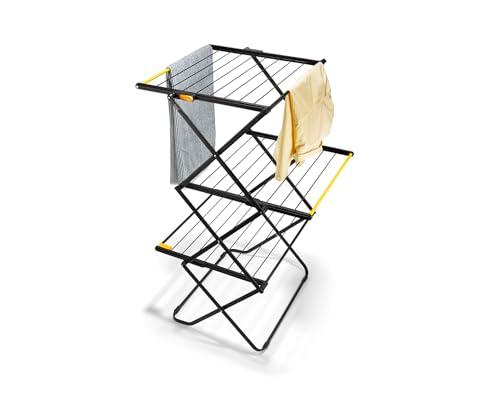 Joseph Joseph AirFrame Max Drying Rack, 70 ft Capacity, Large Folding Clothes Airer with Long Garment Rails