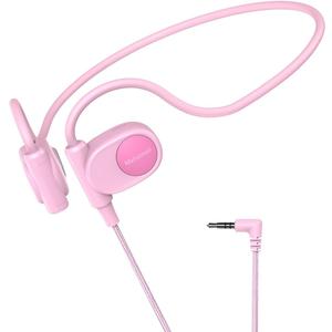 Mehomeli Kid Headphones for School, Air Conduction Open Ear Headphones, 3.5mm Jack Wired Cord, Ultra-Comfort, Ergonomic and Lightweight Design Perfect for School and Outdoor Activities-Pink