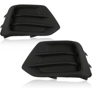 G-PLUS Fog Light Cover Driver and Passenger Side Compatible with Chevy Trax 2017-2022 Front Bumper Fog Lamp Cover 42537708 GM1039226 42537707 GM1038226