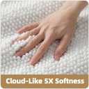 Color&Geometry 32x20 Ultra Soft Chenille White Bathroom Rugs, Non-Slip Bath Mat with Elastic Fabric Backing, Super Absorbent and Washable Shower Mats for Inside Shower,Tub,Bathroom, White