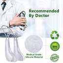 3 x Nose Shaper Clip Nose Lifter Nose Beauty Up Lifting Tool Soft Safety Silicone Rhinoplasty Nose Bridge Straightener Corrector Slimming Device for Wide Crooked Nose Women (Purple)