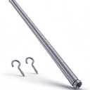 V6 Door Spring for Screen Door 16" x 1/2", Galvanized Steel Screen Door Closure Spring with 2 Hooks, Automatic Closing, Easy Install, Fits for Lightweight Storm Doors, Sliding Screen Doors