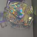 Christmas Wreaths for Front Door with Lights, 300 LED Laser Chromatic Christmas Door Decorations, Waterproof, Energy-Saving & Easy Install, Indoor/Outdoor Lighted Xmas Wreath for Holiday Decor (White)