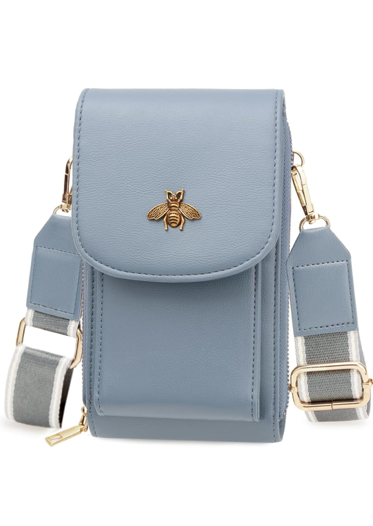 CrossBody Bags with Touchscreen Cell Phone Purse Window Zipper Pocket,RFID Blocking Card Holder iPhone bag for Women