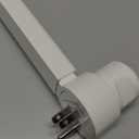 Outlet Extender Features Outlet for Hard-to-Reach Spaces, Extending 21''-27'', Suitable for Placement Behind Bedside Tables, desks, Sofas, etc. 2 AC Outlets, USB-C Ports, USB-A Ports.