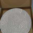 Nook Theory 4 Pack Reusable Bamboo Plates - Non-Toxic Toddler and Kids Plate, Dishwasher Safe, Not Microwavable Dinnerware (Coast 10")