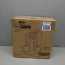 Ninja Pod & Grounds Specialty Single-Serve Coffee Maker, K-Cup Pod Compatible, Brews Grounds, Compact Design, Built-In Milk Frother, 56-oz. Reservoir, 6-oz. Cup to 24-oz. Mug Sizes, Stone, PB051ST