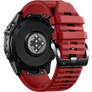 2 x GEAK 22mm QuickFit Replacement Compatible for Garmin Fenix 7/6/5 Watch Band, Sport Strap for Garmin Instinct Band/Instinct 2 Watch Bands, Soft Wristband for Approach S60/S62/Garmin Forerunner 945/935