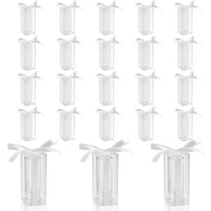 WANGDEFA 20 Pieces Shot Glass Gift Box Shot Glasses Boxes 1.971.974.7 Inch Shot Glass Favor Bags for Gifting Can Hold 2oz Glasses for Wedding Party Baby Shower (Not Included Glasses)
