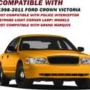 Headlights Compatible With 1998-2011 Ford Crown Victoria