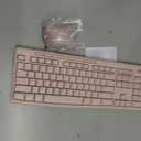 Logitech MK270 Wireless Keyboard and Mouse Combo for Windows, 2.4 GHz Wireless, Compact Mouse, 8 Multimedia and Shortcut Keys, 2-Year Battery Life, for PC, Laptop - Rose