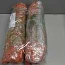 2 x Alupssuc 24 Bundles Artificial Fall Mums Flowers for Outdoors Decoration, UV Resistant Silk Violet and Faux Eucalyptus Autumn Fake Plants for Outside Indoor Yard Home Patio Porch Decor, Fall Red