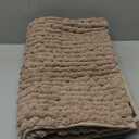 DEXI Bathroom Rugs 24x36, Non Slip Washable Bath Mat, Luxury Chenille Super Absorbent Ultra Thick Bathmats for Shower Floor, Plush Fluffy Shaggy Carpet for Tub, Beige