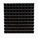 Interlocking Sequin Wall Panels (24 Panels) - Shimmer Wall, Events & Advertising Signs (Mirror Black)
