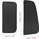 Car Window Sun Shades Covers - 4 Pcs Tesla Model x Side Sunshades Blackout Auto Camping Curtains Accessories for Sleeping Family and Women Men Kids Baby
