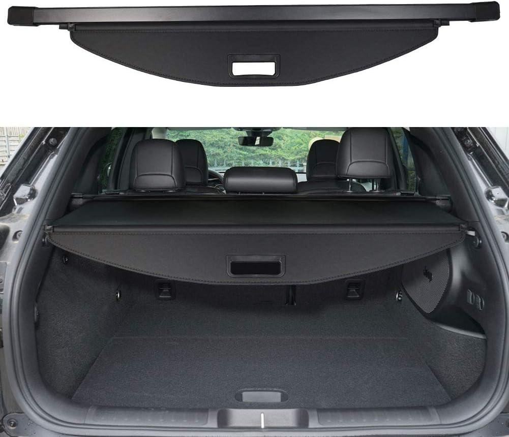 Cargo Cover for Jeep Cherokee Accessories 2019 2020 2021 2022 2023 Rear Trunk Shade Cover(Not fit for Grand Cherokee)