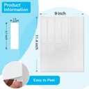Art3d 11.4 x 9 Inch Heavy-Duty Peel and Stick Backsplash for Home Dcor, 10-Pack Vinyl Wall Tiles for Kitchen Countertop, White