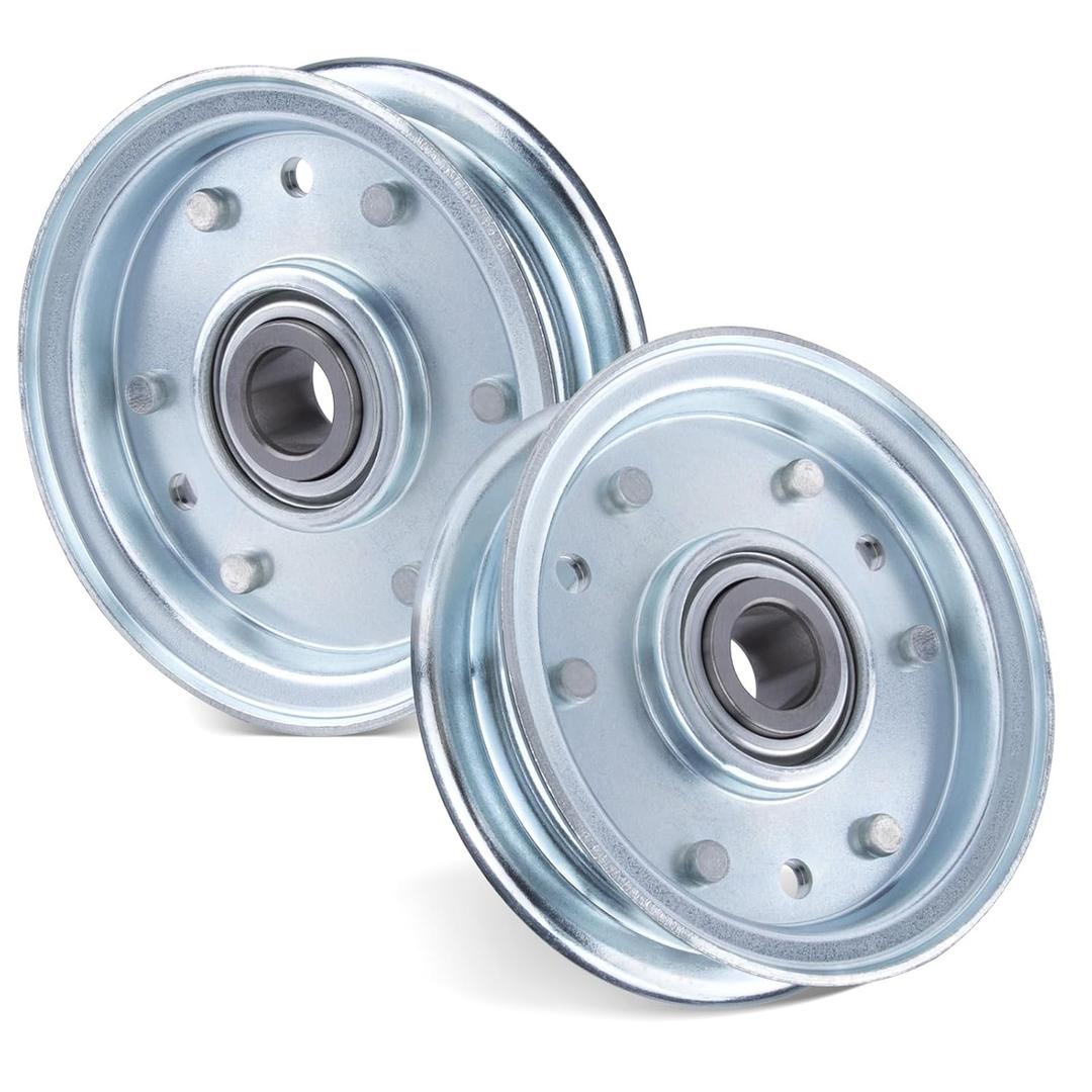 2 Pack Finish Mower Idler Pulley, Replaces for King Kutter Part 164090, Compatible with RFM Series Finish Mowers,4', 5', 6' Mowers
