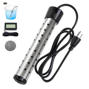 Immersion Water Heater,Anti-scalding Bucket Heater with Stainless Steel Guard Heat 5 Gallons of Water in Minutes,Electric Pool Water Heater for Above Ground Pool Bathtub,Camping