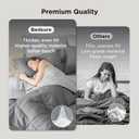 Bedsure Full Size Comforter Sets - 7 Pieces Reversible Grey Bed in a Bag Full, Full Size Comforter Bed Set for All Seasons with 1 Flat Sheet, 1 Fitted Sheet, 2 Pillowcases and 2 Pillow Shams