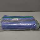 Windyun 4 Pack 98 Gallon Extra Large Moving Bags XXL Heavy Duty Storage Bag with Strong Zipper Handle Jumbo Big Tote Box Foldable for College Dorm Travel Clothes Duffle Blanket Pillow(Blue)One Bag Missing