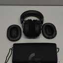 Logitech G Pro X Wired Gaming Headset: Blue VO!CE Detachable Boom Mic, DTS 7.1, 50 mm Drivers, USB/3.5mm Aux, Spare Memory Foam Ear Pads, USB DAC & Bag Included - Black