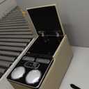 Center Console, Universal Bench Seat Center Console with Fast Phone Charging Back Seat Car Organizer, Automotive Center Console with Cup Holder & Phone Holder (Beige)