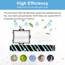 12Pcs HZ4002 Replacement Filter Compatible with Shark PowerDetect Ultra-Light Upright Vacuum HZ4000 HZ4002 Corded Stick Vacuum, 2HEPA+4Foam&Felt Filter, 1Roller Brush 4Odor Neutralizer 1Cleaning Brush