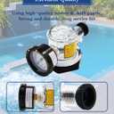 Pentair Manual Air Relief Valve Fit for Triton II, Triton C, TR100C & TR140C Pool Spa Sand Filters - Includes Lock Nut