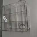 Candle Storage Organizer, 12 Slot Clear Acrylic Candlebox With Lid and Dividers, Holder for Scented Candles, Travel Candle Storage for Cabinet, Countertop, Closet and Home Shelf, 11.81*9.65*3.94 in