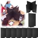 12 Pack Desk Dividers for Students, Plastic Testing Privacy Folders for Student Desks, Waterproof Study Carrel Test Dividers, Reusable Study Carrel Boards for Classroom, Teachers, Homeschool