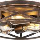 piano7797 13 inch Flush Mount Ceiling Light Fixtures,3-Light Modern Hallway Light Fixtures Ceiling, Black Gold Lights Fixture Ceiling Mount for Farmhouse, Kitchen, Bedroom 1 Pack