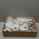 Baby Gym Play Mat with Detachable Musical Piano, Light Up Activity Center with 4 Rattles & Glowing Night Light, Educational Sensory Toys for Newborns 0-12 Months