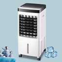 Portable Air Conditioner Cooler, 3-in-1 Evaporative Air Cooler, Portable Air Conditioners with Ice Cooling, 3 Speeds, Air Cooler Fan for Home Office(A)