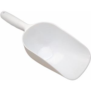 Handy Housewares Jumbo Plastic Scoop - 12" Large Food Scoop for Flour, Sugar, Cereal, Pet Food, Gardening