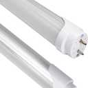 LightingWill LED T8 Light Tube 3FT, Warm White 3000K-3500K, Dual-End Powered Ballast Bypass, 2000 Lumens 15W (32W Fluorescent Equivalent), Frosted Cover, AC85-265V Lighting Tube Fixtures, 4 Pack