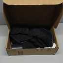 Luoika Women's Extra Wide Calf Cowboy Knee High Boots, Wide Width Cowgirl Slouchy Boots Chunky Pump Heel Plus Size Western Boots. (Black, 11XW)