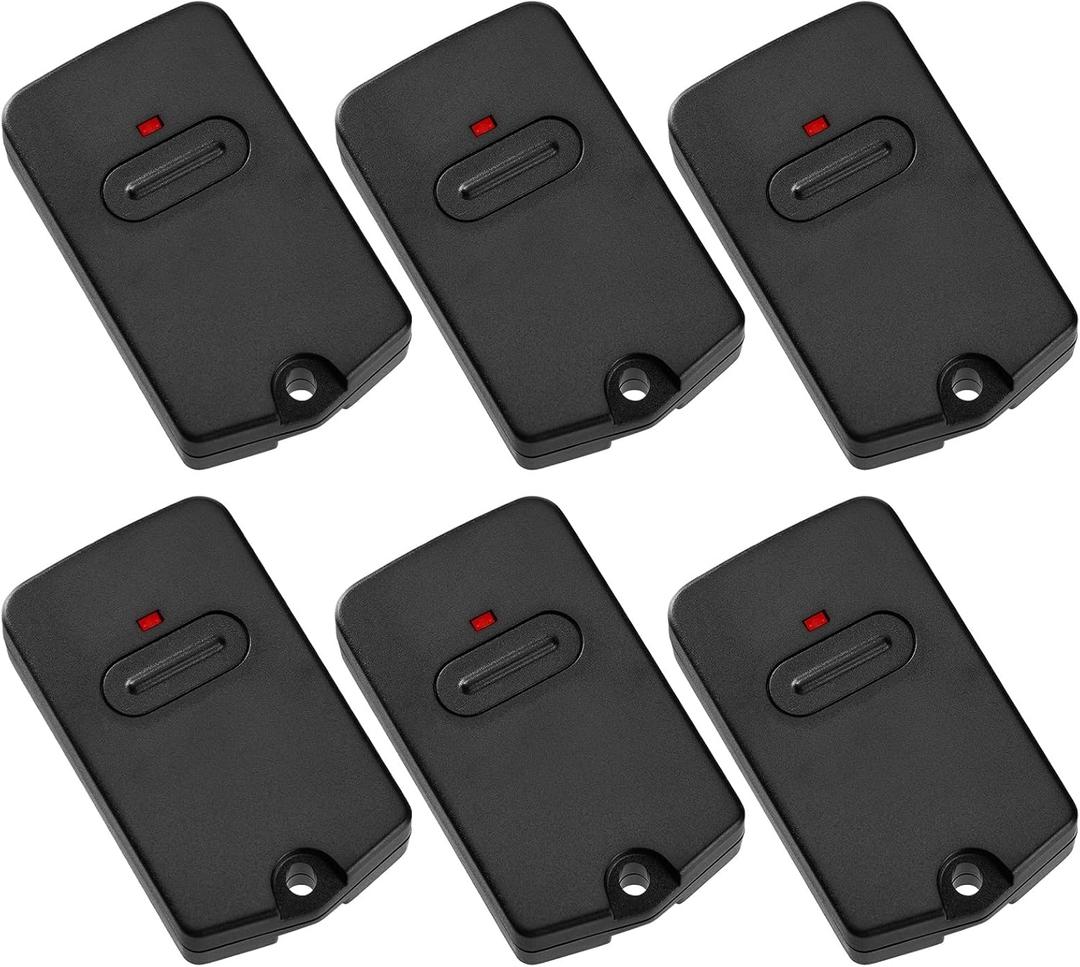 Kingdder 6 Pcs Gate Opener Remote Compatible with Mighty Mule RB741 Gate Control Remote Works Compatible with GTO RB741/FM135 Transmitter Control Single Button Garage Door Controller Replacement