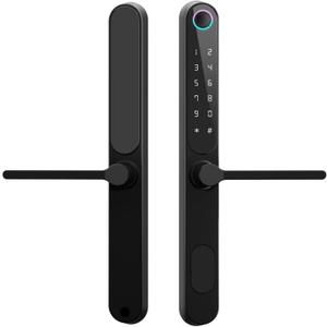 HIFAM Fingerprint Door Lock, TUYA APP Control Smart Lock Electronic Door Lock Biometric Door Handle Lock