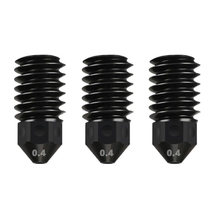 3 x 3pcs Nozzle for Bambu Lab A1 Mini/A1 Print Head, Upgraded High Temperature Wear-Resistant Removable Hardened Steel 0.4mm Nozzle can be Replaced for Bambu Lab A1/A1 mini 3D Printer Hotend