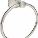 Hand Towel Holder for Bathroom Kitchen Brushed Nickel Towel Ring Towel Hanger Stainless Steel and Zinc Alloy Wall Mount, 7"L x 6.4"W x 3"H