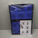 Foldable Plastic Storage Crates  Stackable & Collapsible Baskets, 1.73 Cu Ft for Home, Office & Garage(Set of 2)