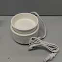 ElusiaKa Wax Melt Warmer, Electric 3-in-1 Wax Melter, Ceramic Candle Wax Warmer Burner for Scented Waxs, Candle Warmer Scent Oil Burner Home Aromatherapy-White