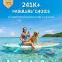 Niphean Inflatable Stand Up Paddle Board with SUP Accessories, Anti-Slip EVA Deck, 10’6’’ Inflatable Paddle Boards for Adults & Youth of All Skill Levels