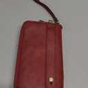 GAEKEAO Wallet for Women Clutch RFID Blocking Wristlet Leather Purse Large Capacity Credit Card Holder with Grip Hand Strap (A11 Retro Wine Red-1)