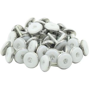 36PCS Screw on Furniture Glides Adjustable Furniture Leg Base Leveller M6 x 25mm Thread Length