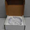 6.7" Decorative Bowl - Natural Marble Key Bowl & Centerpiece (White & Grey)