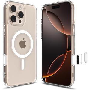 Spigen for iPhone 16 Pro, Ultra Hybrid T MagFit [Camera Control Button] [Compatible with Magsafe] - Clear